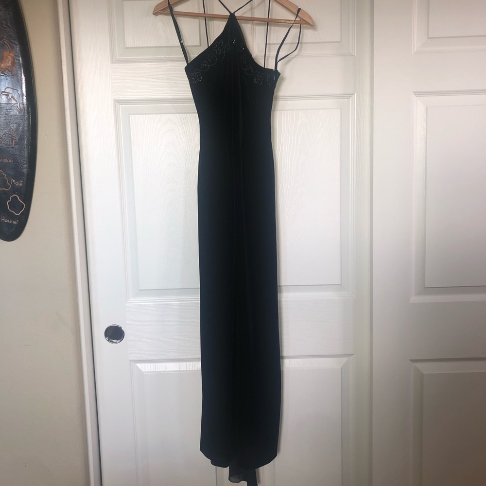 Black Velvet Dress By Betsy & Adam!